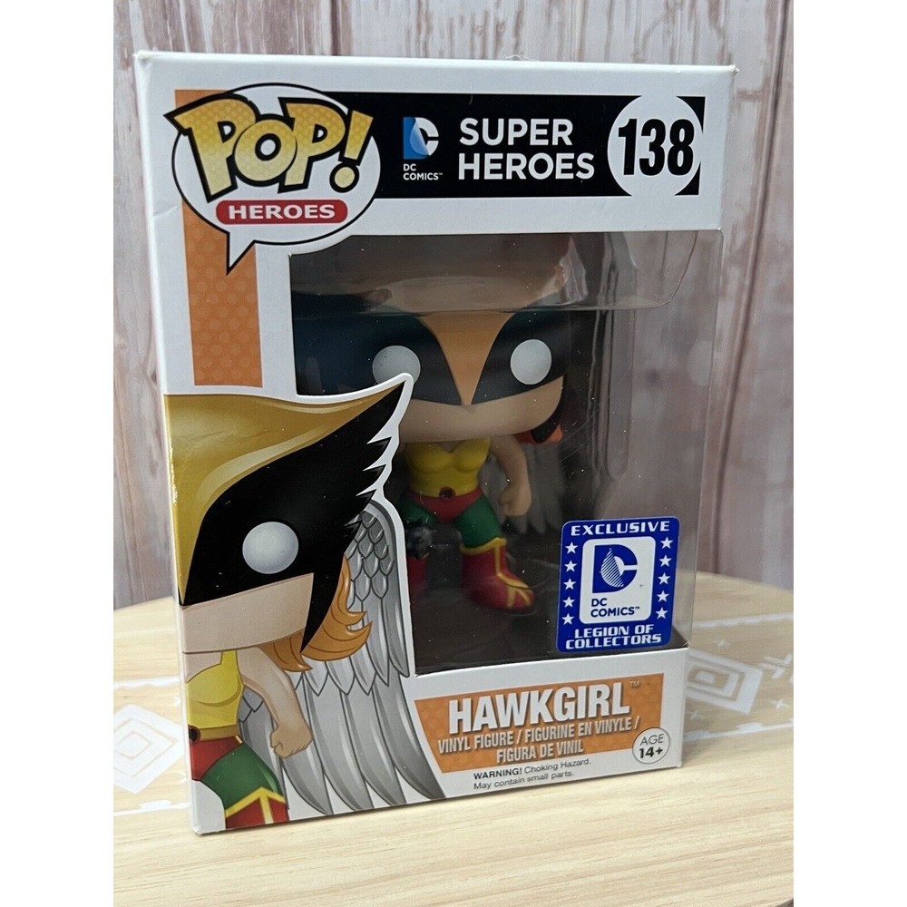 Funko Pop! Super Heroes DC Comics/Hawkgirl #138/Legion of Collectors Exclusive